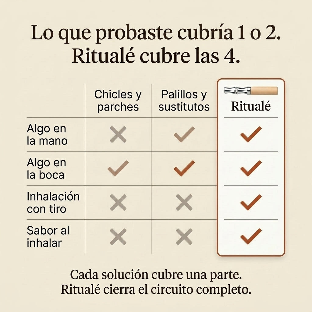 Ritualé — Conserva tu pausa, quítale el daño